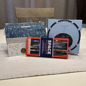 Space-Themed Stationery Set